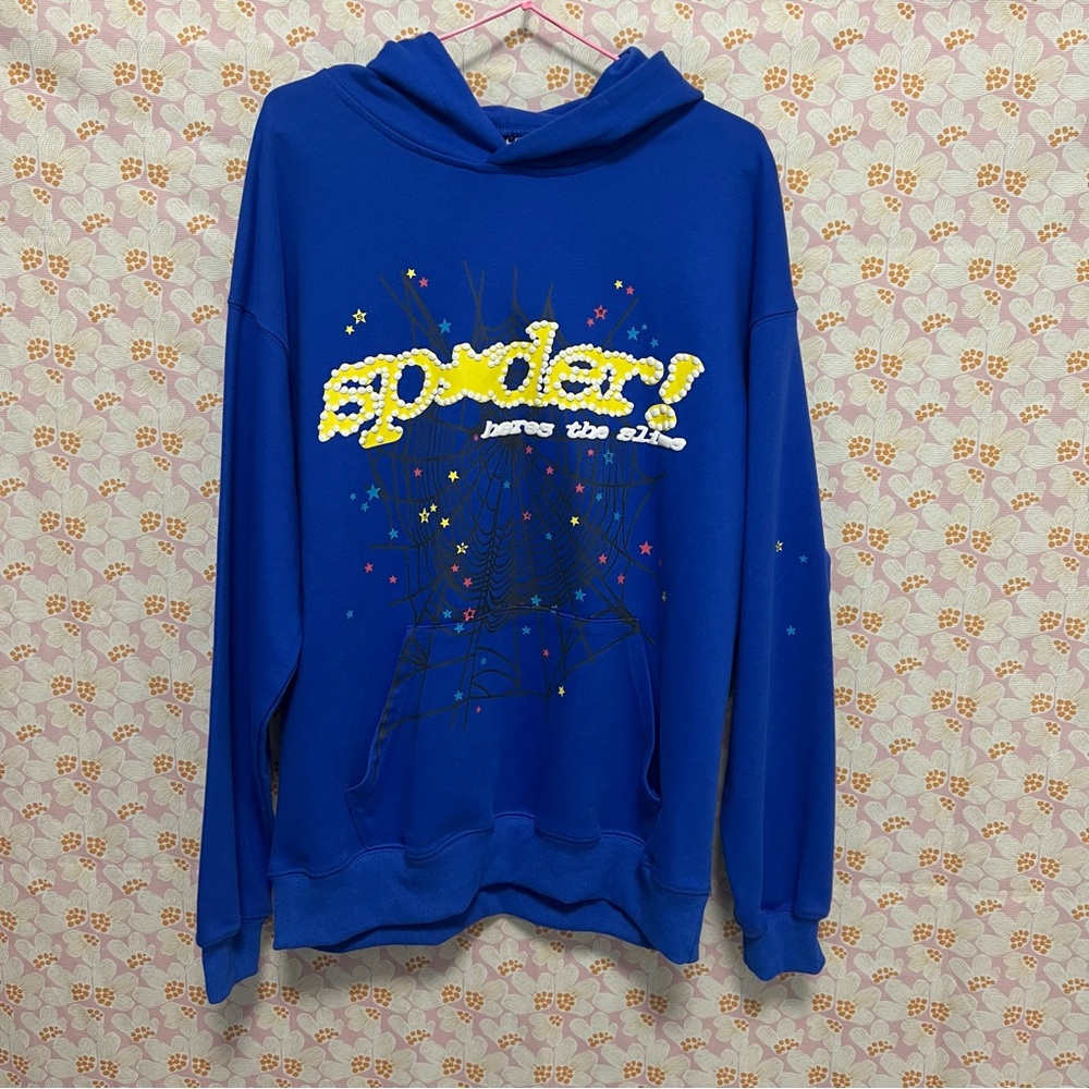 Spider Star Blue Long Sleeve
Hoodie